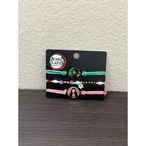 Demon Slayer: Kimetsu No Yaiba Tanjiro & Nezuko Best Friend Cord Bracelet Set